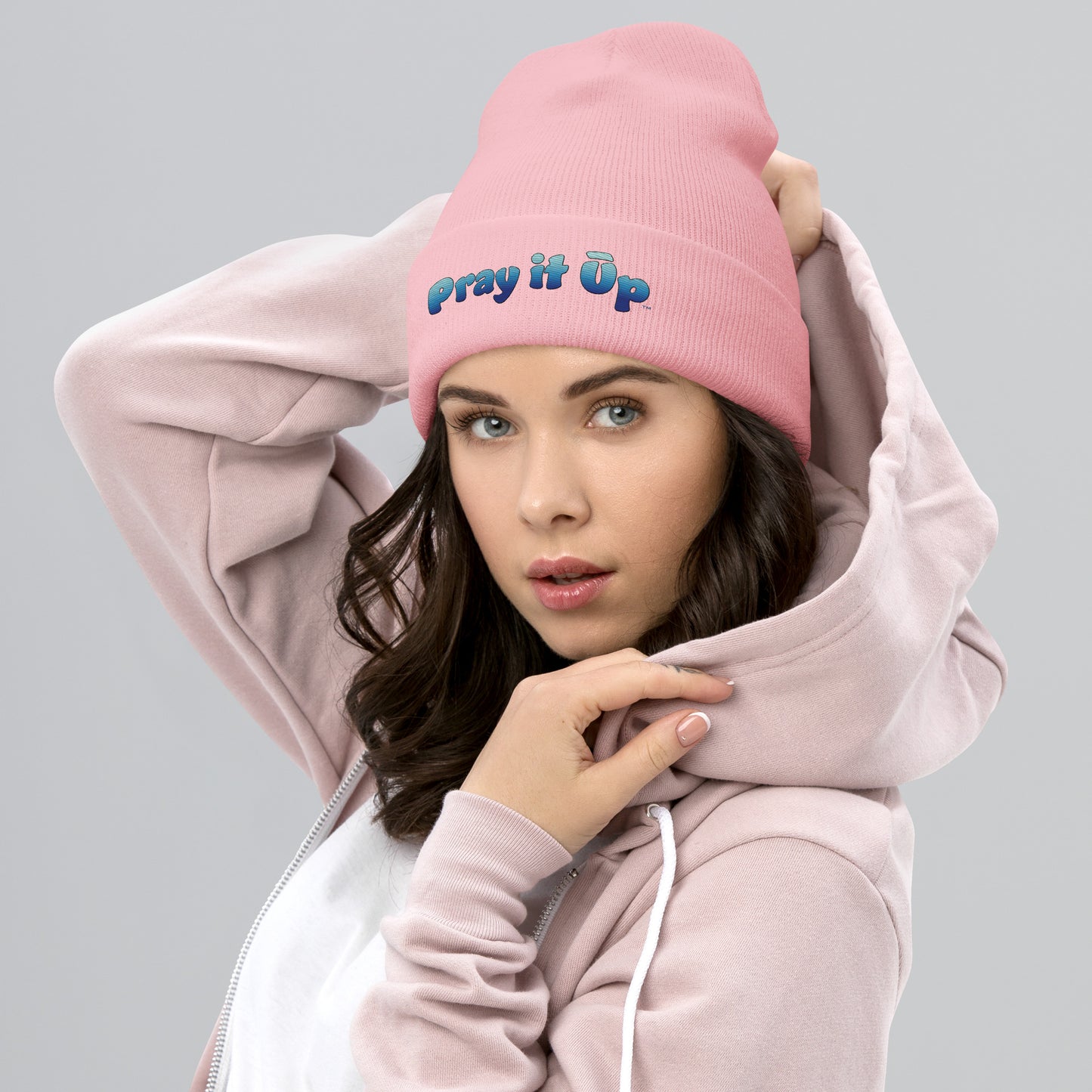 Pray it Ūp (playful) | Unisex | Cuffed Beanie