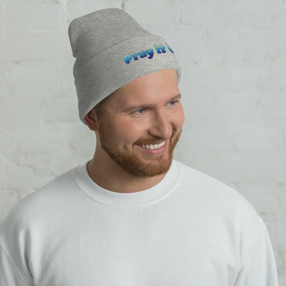 Pray it Ūp (playful) | Unisex | Cuffed Beanie