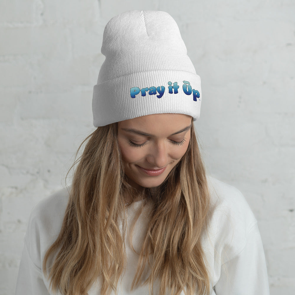 Pray it Ūp (playful) | Unisex | Cuffed Beanie