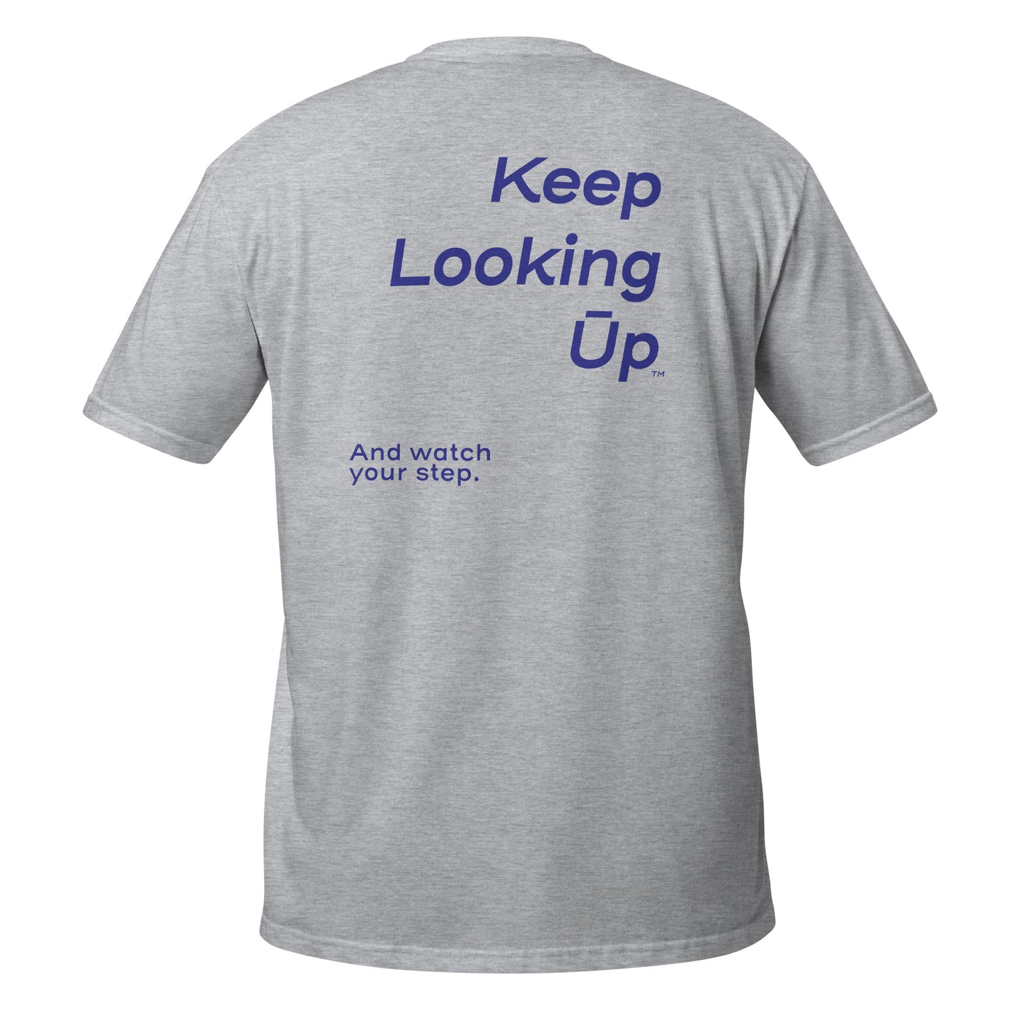 Keep Looking Ūp (vertical) | Unisex | Basic | Short-sleeve T-shirt